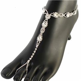 Rhinestones Tear Anklet