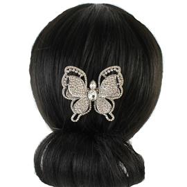 Crystal Butterfly Hair Comb