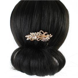 Crystal Swirl Hair Comb