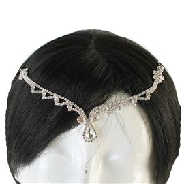 Rhinestones Tear Head Chain