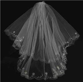 Wedding Veil With Flower