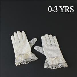 0-3 Yrs Toddler Lace Gloves