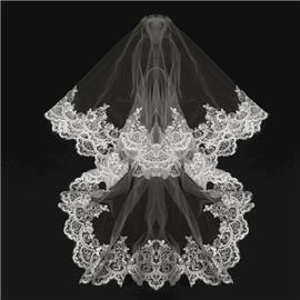 Wedding Veil With Flower