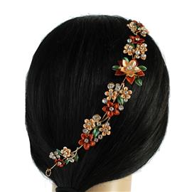 Rhinestone Flower Hair Pin