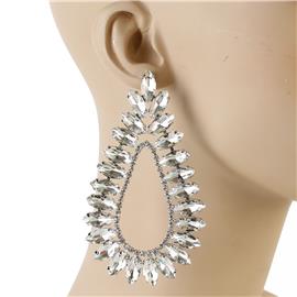 Crystal Teardrop Shape Earring