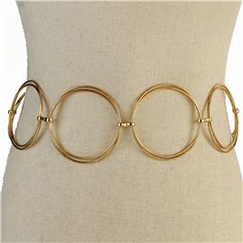 Metal Circle Chain Belt