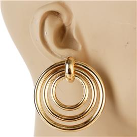 Metal Round Fashion Earring