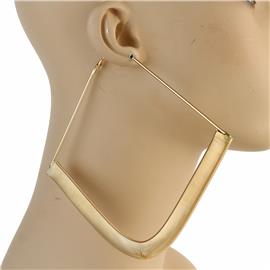 120mm Metal Square Earring