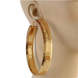 Metal Snake Hoop Earring