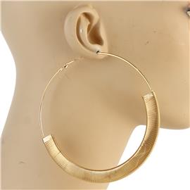 100mm Metal Hoop Earring