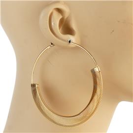 80mm Metal Hoop Earring