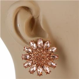 Crystal Flower Earring