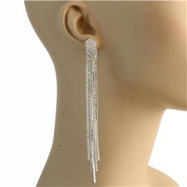 Rhinestone Long Earring