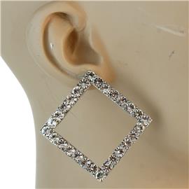 Crystal Square Earring