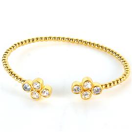 CZ 4 Bezel Bangle