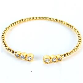 CZ 3 Ball Bangle