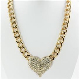 Crystal Heart Necklace