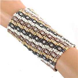 Metal 8 line Bracelet