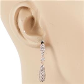 CZ Teardrop Earring