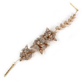 Crystal Metal Roses Hair Pin / Headband