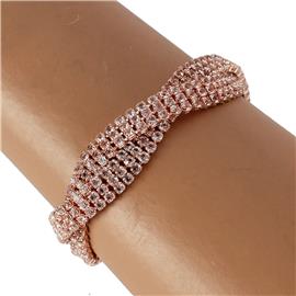 CZ Twisted Bracelet