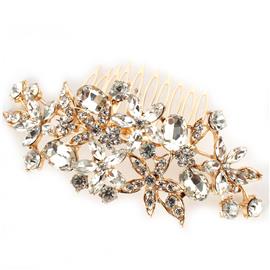 Crystal Metal Hair Comb