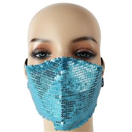 Fashion Sequin Faces Mask