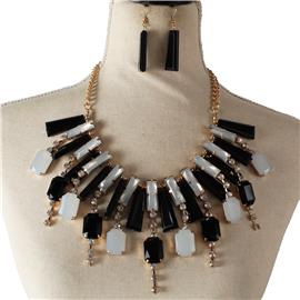 Fashion Stones Necklace Set