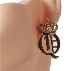 Metal Queen Earring