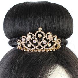 Mini Rhinestone Tiara