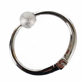 Meta Hammered Ball Bangle