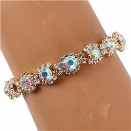 Rhinestones Cuff Bangle