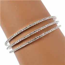 Rhinestones Cuff Bangle