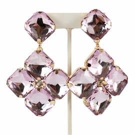 Clip On Crystal Earring