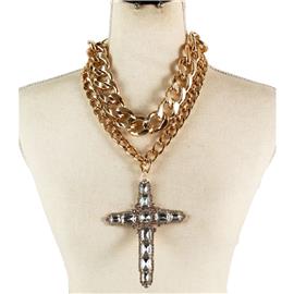 Metal Link Necklace Set