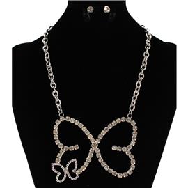 Metal Link Necklace Set