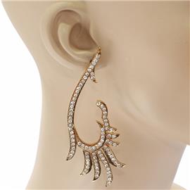 Metal Stones Earring