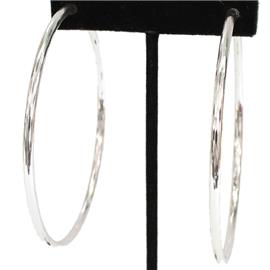 Metal Pain Clip-On Hoop Earring