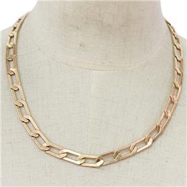 Metal Link Chain Necklace