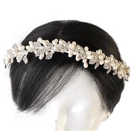 Pearls Leaf Hair Pin