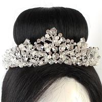 Rhinestone Pearls Tiara