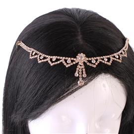 Rhinestone Drop Hair Chain