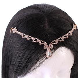 Rhiestone Drop Hair Chain