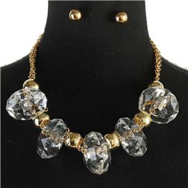 Fashion Chain Acrylic Necklace Set