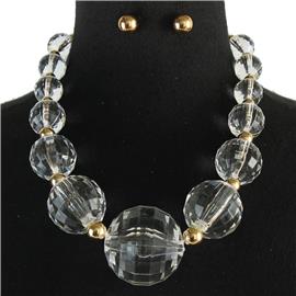 Fashion Chunky Necklace Set