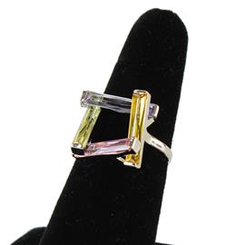 ""7" Cubic Zirconia Ring "