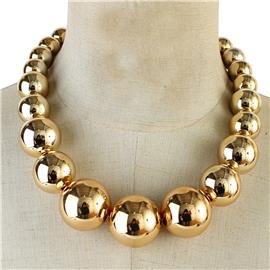 Metal Ball Necklace