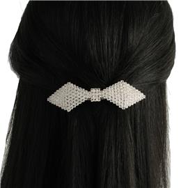 Cubic Zirconia Bow Hair Pin