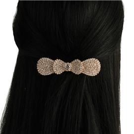 Rhinestone Bow Hair Pin