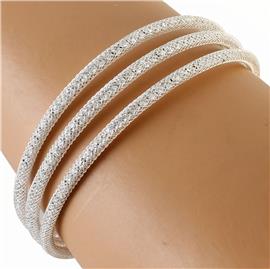 Mesh Rhinestones Bracelet